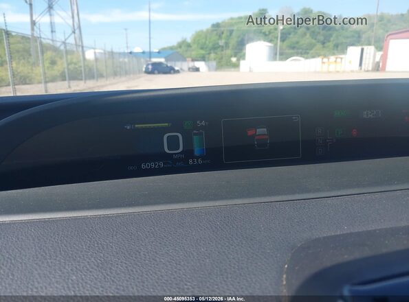 JTDKARFP2J3076155 2018 TOYOTA PRIUS PRIME Gray Widok tylnych siedzeń