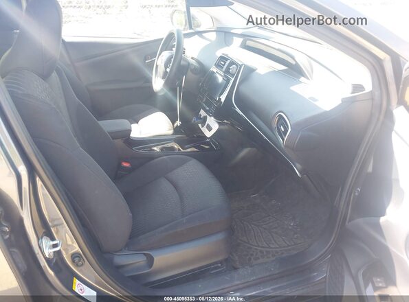 JTDKARFP2J3076155 2018 TOYOTA PRIUS PRIME Gray Widok wnętrza z przodu
