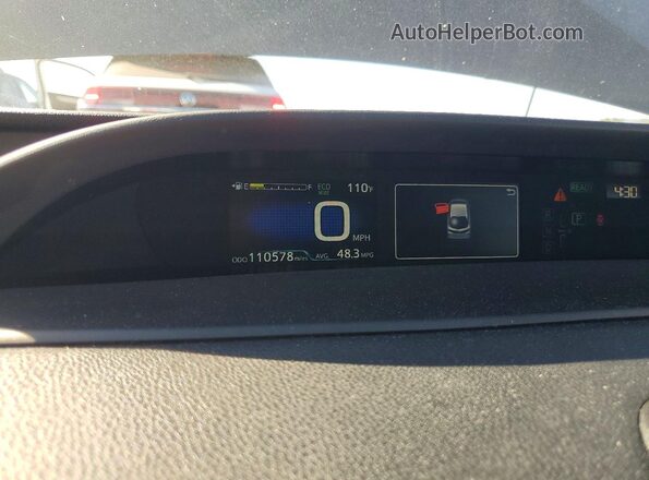 JTDKARFP2L3146286 2020 TOYOTA PRIUS Charcoal Вид щитка приладів