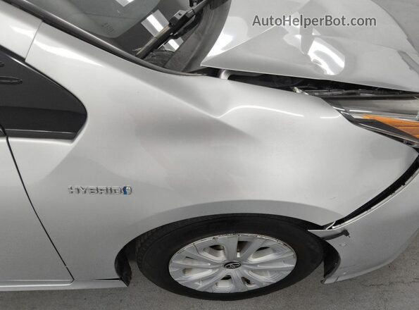 JTDKARFU3K3087964 2019 TOYOTA PRIUS Серебряный Панорамный вид салона 360°