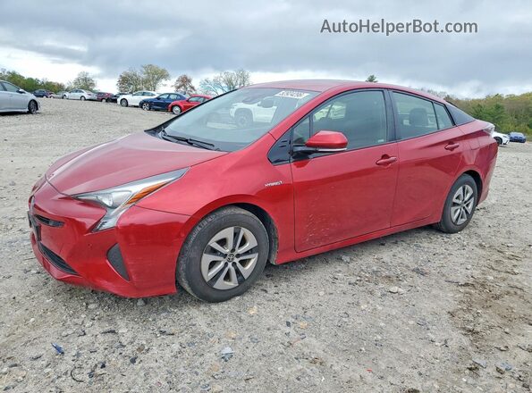 JTDKARFU4H3537209 2017 TOYOTA PRIUS Красный Передняя левая четверть