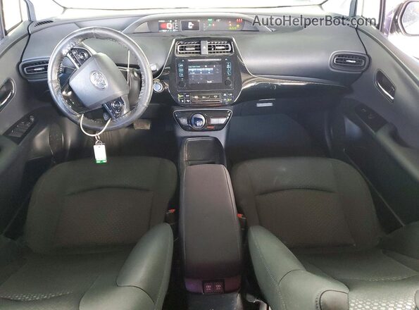 JTDKARFUXK3097939 2019 TOYOTA PRIUS Белый Вид панели приборов
