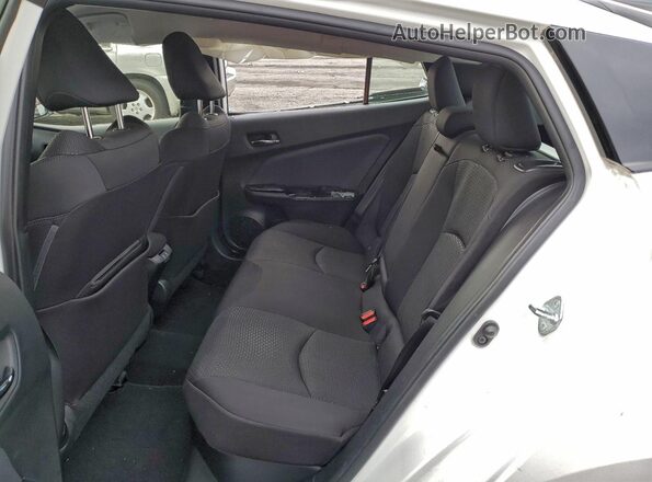 JTDKARFUXK3099772 2019 TOYOTA PRIUS Белый Вид задних сидений