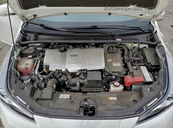 JTDKARFUXK3099772 2019 TOYOTA PRIUS Белый Вид задней части салона