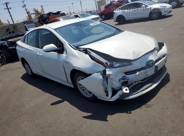 JTDKARFUXL3110089 2020 TOYOTA PRIUS White Delantero derecho