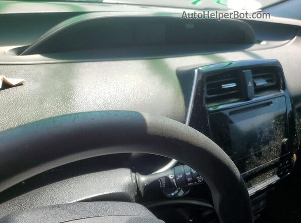 JTDKBRFU4J3582900 2018 TOYOTA PRIUS Белый Вид щитка приборов