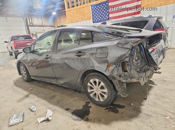 JTDL9MFU7M3028029 2021 TOYOTA PRIUS Угольный Задняя левая четверть