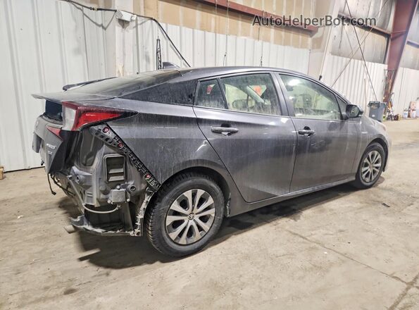 JTDL9MFU7M3028029 2021 TOYOTA PRIUS Угольный Задняя правая четверть