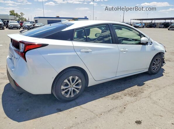 JTDL9MFU7M3028063 2021 TOYOTA PRIUS Белый Задняя правая четверть