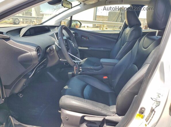 JTDL9MFU7M3028063 2021 TOYOTA PRIUS Белый Вид салона спереди