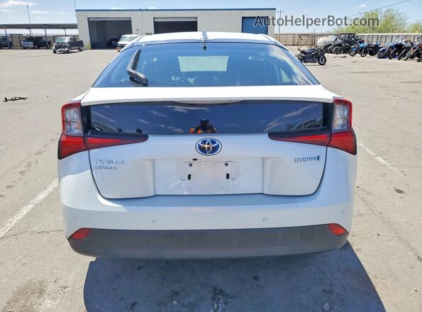 JTDL9MFU7M3028063 2021 TOYOTA PRIUS Белый Вид сзади
