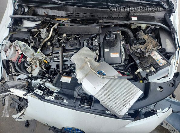 JTDL9MFU8N3036285 2022 TOYOTA PRIUS Белый Вид задней части салона