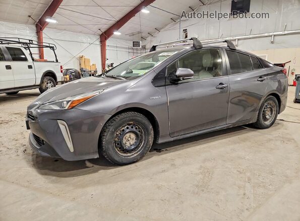 JTDL9RFU2K3011004 2019 TOYOTA LE Gray Առջևի ձախ երեք քառորդ տեսարան