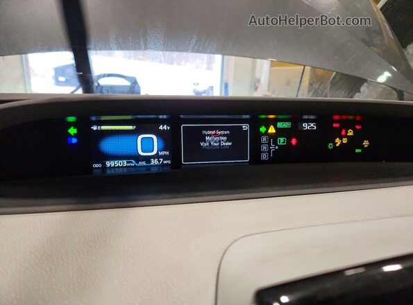 JTDL9RFU2K3011004 2019 TOYOTA LE Gray Սարքավորումների վահանակի տեսք