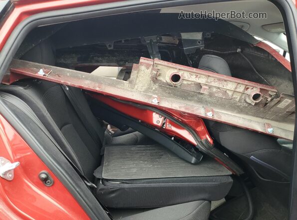JTDL9RFU3K3011903 2019 TOYOTA PRIUS Красный Вид задних сидений