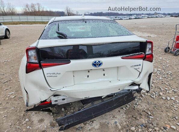 JTDL9RFU6L3015137 2020 TOYOTA PRIUS White Widok z tyłu