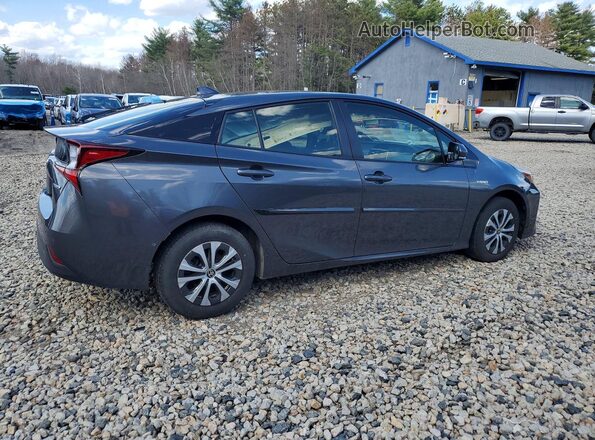 JTDL9RFUXK3003474 2019 TOYOTA PRIUS Gray უკანა მარჯვენა
