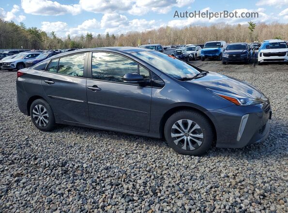 JTDL9RFUXK3003474 2019 TOYOTA PRIUS Gray წინა მარჯვენა