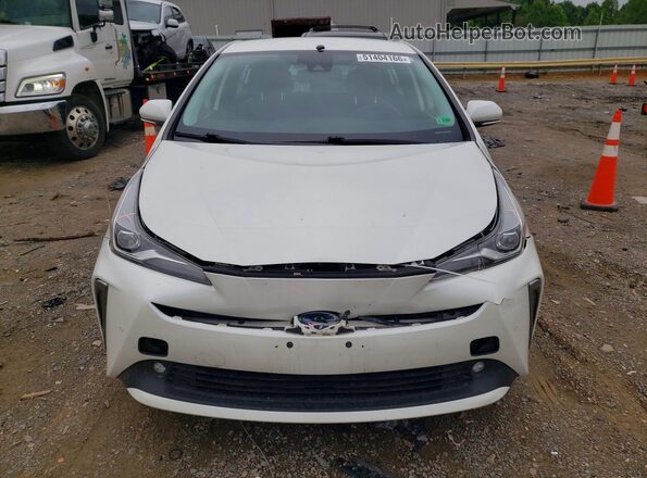 JTDL9RFUXK3011607 2019 TOYOTA PRIUS White Widok z przodu