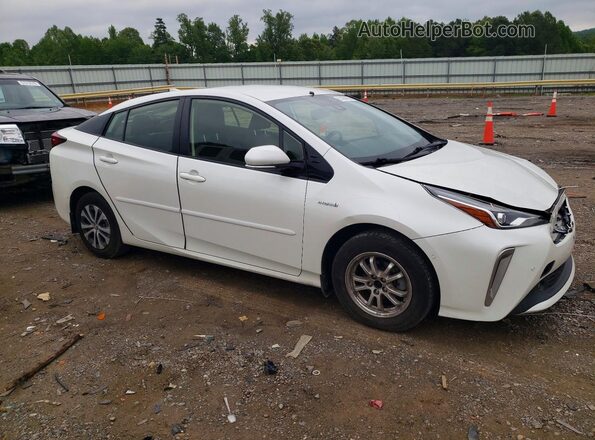 JTDL9RFUXK3011607 2019 TOYOTA PRIUS White Przód prawy