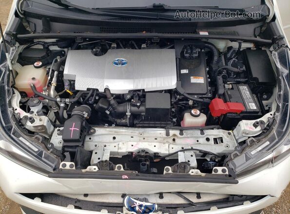 JTDL9RFUXK3011607 2019 TOYOTA PRIUS White Widok komory silnika