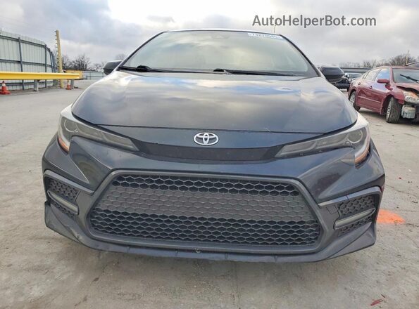 JTDP4MCE1MJ053260 2021 TOYOTA COROLLA Black Widok z przodu