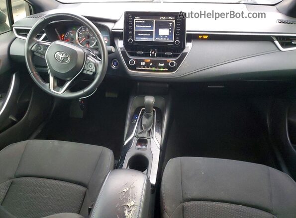 JTDP4MCE1MJ053260 2021 TOYOTA COROLLA Black Widok deski rozdzielczej