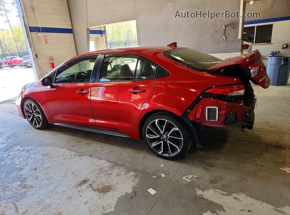 JTDP4RCE1LJ010808 2020 TOYOTA COROLLA Red Задня ліва чверть