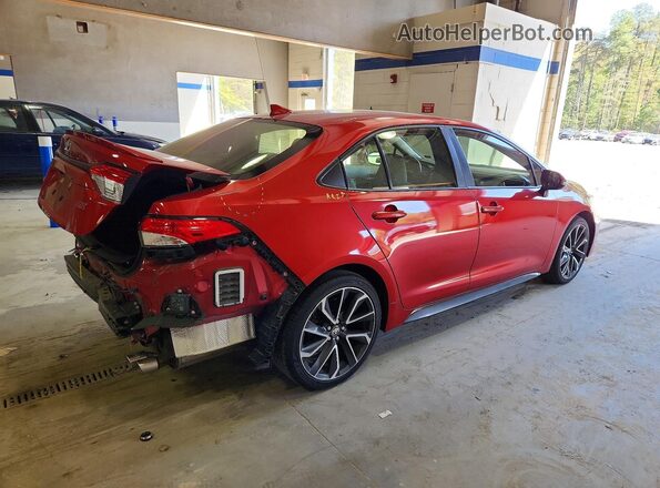 JTDP4RCE1LJ010808 2020 TOYOTA COROLLA Red Задня права чверть