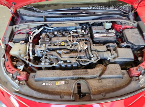 JTDP4RCE1LJ010808 2020 TOYOTA COROLLA Red Вид задньої частини салону