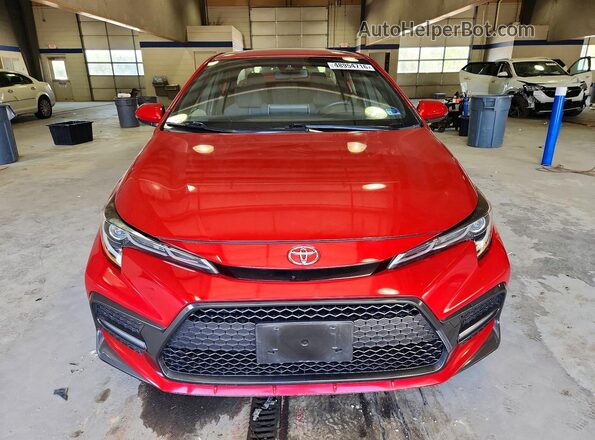 JTDP4RCE1LJ010808 2020 TOYOTA COROLLA Red Вид спереду