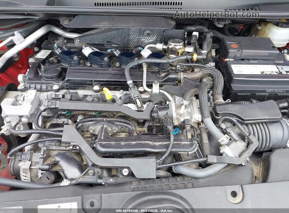 JTDP4RCE9LJ027985 2020 TOYOTA COROLLA Red Widok z tyłu