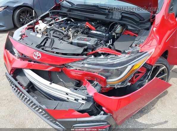 JTDP4RCE9LJ027985 2020 TOYOTA COROLLA Red Widok z przodu