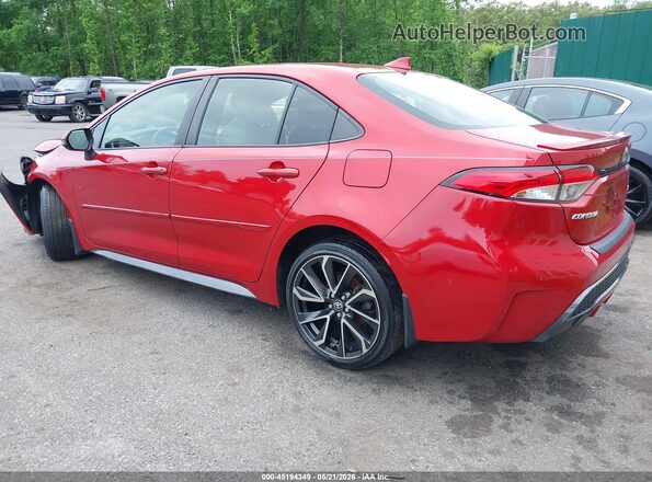JTDP4RCE9LJ027985 2020 TOYOTA COROLLA Red Tył lewy
