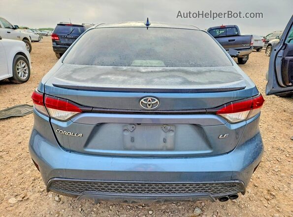 JTDS4MCE1MJ059456 2021 TOYOTA COROLLA Blue Vista trasera