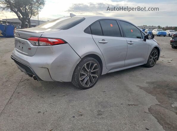 JTDS4MCE2NJ095321 2022 TOYOTA COROLLA Серебряный Задняя правая четверть