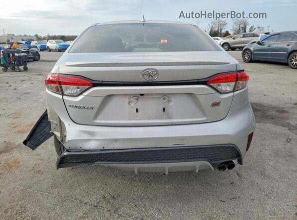 JTDS4MCE2NJ095321 2022 TOYOTA COROLLA Серебряный Вид сзади