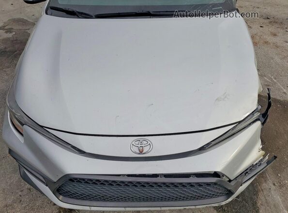 JTDS4MCE2NJ095321 2022 TOYOTA COROLLA Серебряный Вид задней части салона