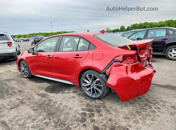 JTDS4MCE3MJ069082 2021 TOYOTA COROLLA Красный Задняя левая четверть