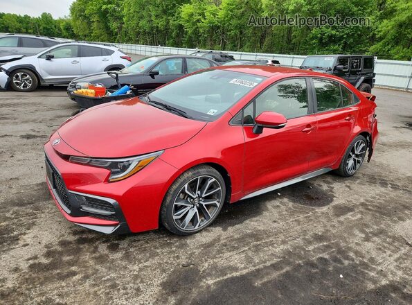 JTDS4MCE3MJ069082 2021 TOYOTA COROLLA Красный Передняя левая четверть