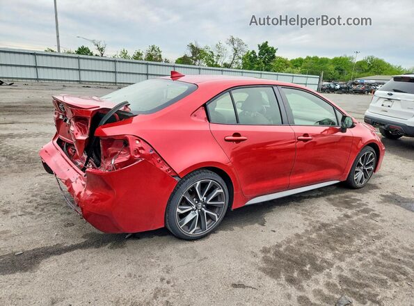 JTDS4MCE3MJ069082 2021 TOYOTA COROLLA Красный Задняя правая четверть