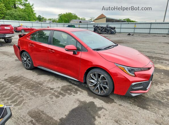 JTDS4MCE3MJ069082 2021 TOYOTA COROLLA Красный Передняя правая четверть