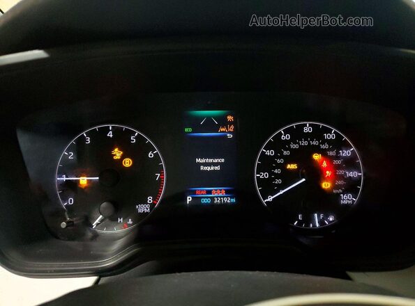 JTDS4MCE5PJ100207 2023 TOYOTA LL Blue Instrument cluster view