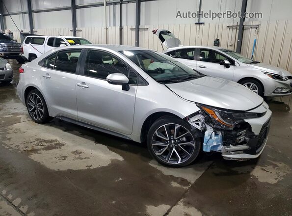 JTDS4MCE8NJ084498 2022 TOYOTA LL Серебряный Передняя правая четверть