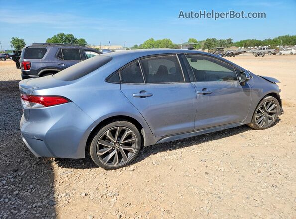 JTDS4MCE9MJ070561 2021 TOYOTA COROLLA Синий Задняя правая четверть