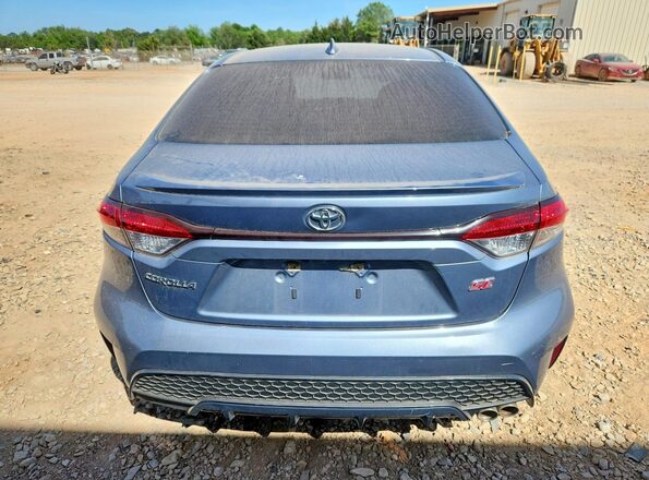 JTDS4MCE9MJ070561 2021 TOYOTA COROLLA Синий Вид сзади