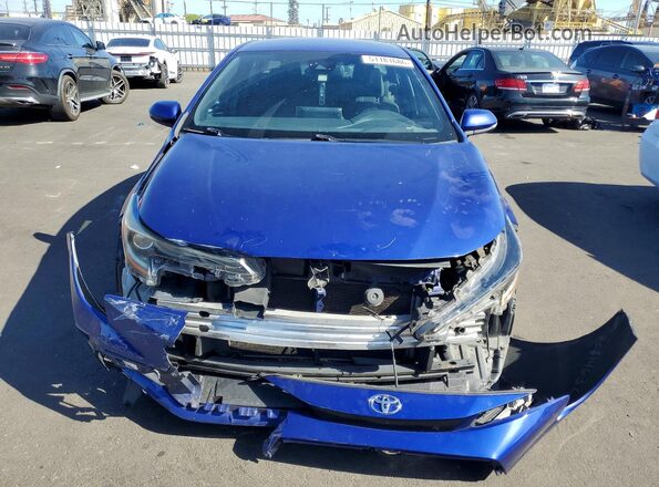 JTDS4MCEXMJ058502 2021 TOYOTA COROLLA Blue Vista frontal