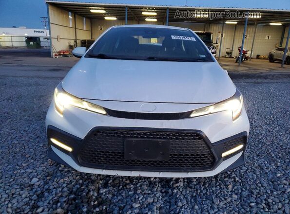 JTDS4RCE0LJ009952 2020 TOYOTA COROLLA Белый Вид спереди
