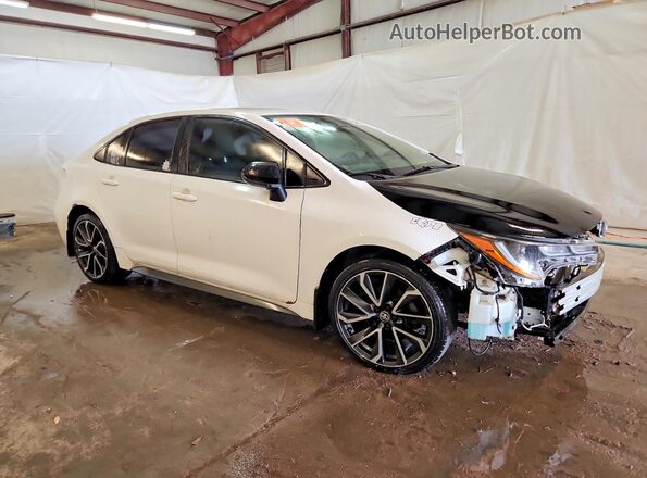 JTDS4RCE0LJ033443 2020 TOYOTA COROLLA White Delantero derecho