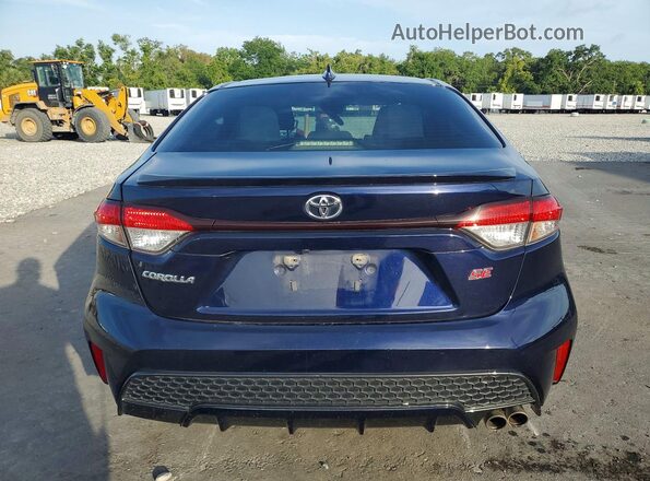 JTDS4RCE1LJ037162 2020 TOYOTA COROLLA Blue Widok z tyłu